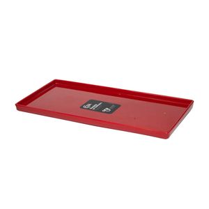 Bandeja plast.p \ splash rojo bold 10460 \ 0465 (27x13x1,5cm) des
