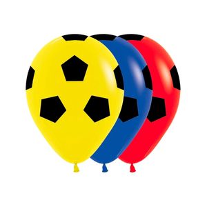 Globo fashion s r-12 surtido 015 \ 112862 balon de futbol x12 pz.