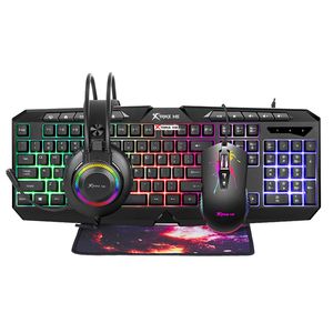 PackGamer XTRIKE ME, Teclado, Mouse, Audífonos, Mouse Pad, CMX-410