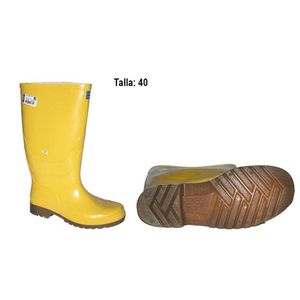 Bota Pvc Croydon, Amarilla, Alta, MACHA ALTA