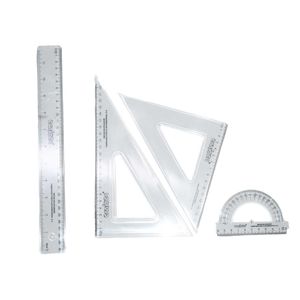 Juego Geométrico Carioca, 4 Piezas, 30cm, 239