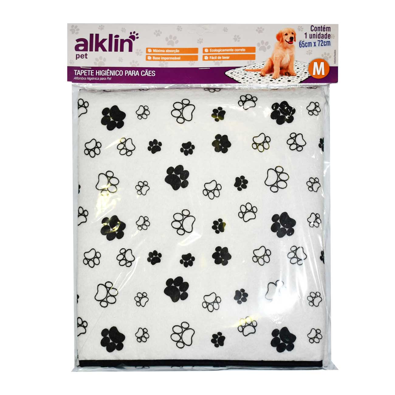 Alfombra Impermeable Para Mascotas Con Diseño Alklin 65x72c