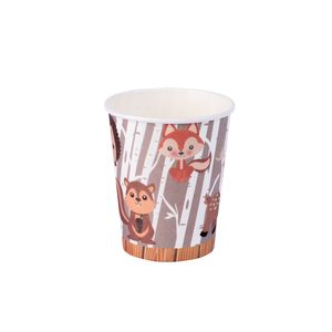 Vaso desechable carton zoo x10 pz.ref:112c 9oz.