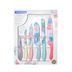 Cuchillo tramontina x6 pz.ref:23099 \ 732 colorcut
