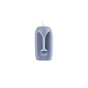 Vela Decorativa, Forma de Cara, Morado, 5.6x10cm, ES21627