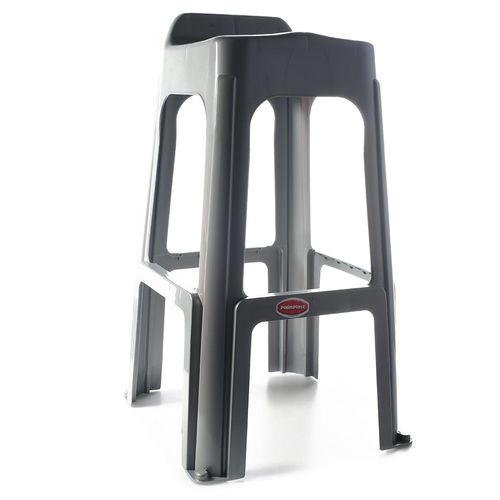 Banco Alto Para Bar, Gris, Ergonómico, 46Cmx77Cm, T0025900T