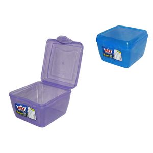 Caja plast.rey minibox cuadrada cjx037000 2.2 lt des