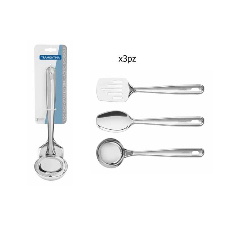 Juego de 5 utensilios de cocina, acero inox. – EXTRATA Tramontina – Cooking  Company