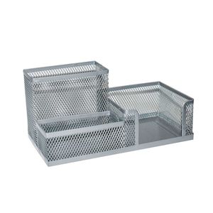 Organizador Metálico Office Life, Gris, 10x20x10.5cm, 2017003