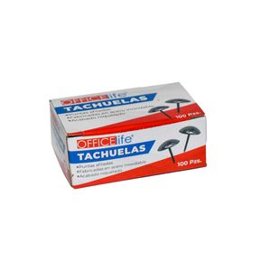 Tachuelas Metálicas Office Life, 100 Piezas, 11200001