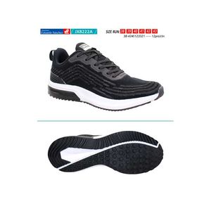 Zapato  running hombre jx8222a black \ white (38-43)