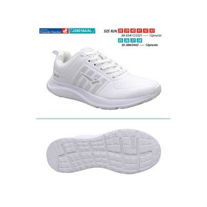 Zapato  running hombre jx8016a all white (38-43)