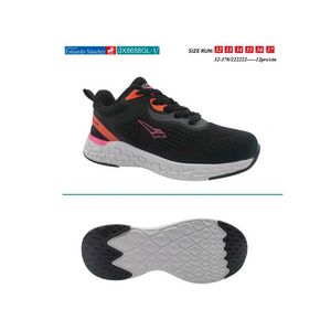 Zapato  running junior jx8658gl-1 black \ orange \ fushia (32-37)