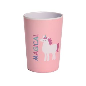 Vaso melamine unicornio magical rosa ref:bth361-3 330ml