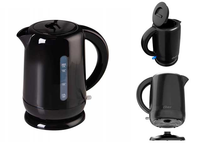 Cafetera Hervidor de Agua Tetera Oster Electrica Base Giratoria