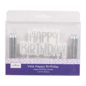 Vela happy b plateada ref:4070 \ hm-vl-slhb12