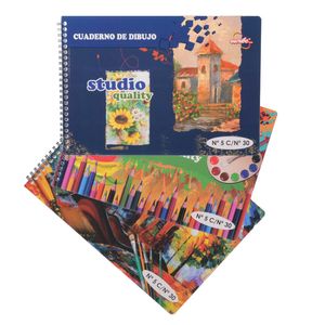 Cuaderno loopy dibujo 30h 213310 espiral 5c