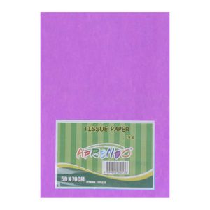 Papel seda x25 pz. lila tp5070 (50x70cm) 20gm