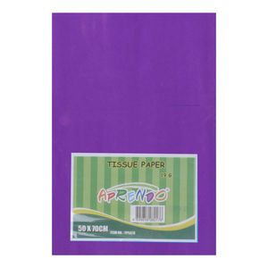 Papel seda x25 pz morado tp5070 (50x70cm) 20gm