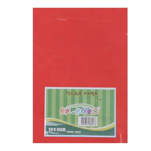 Papel seda x25 pz rojo ref:sp-786 \ tp5070 (50x70cm) 19gm