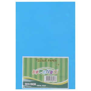 Papel seda x25 pz celeste ref:st5070 (50x70cm) 20gm