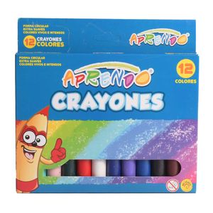 Crayon aprendo gigante x12 col.