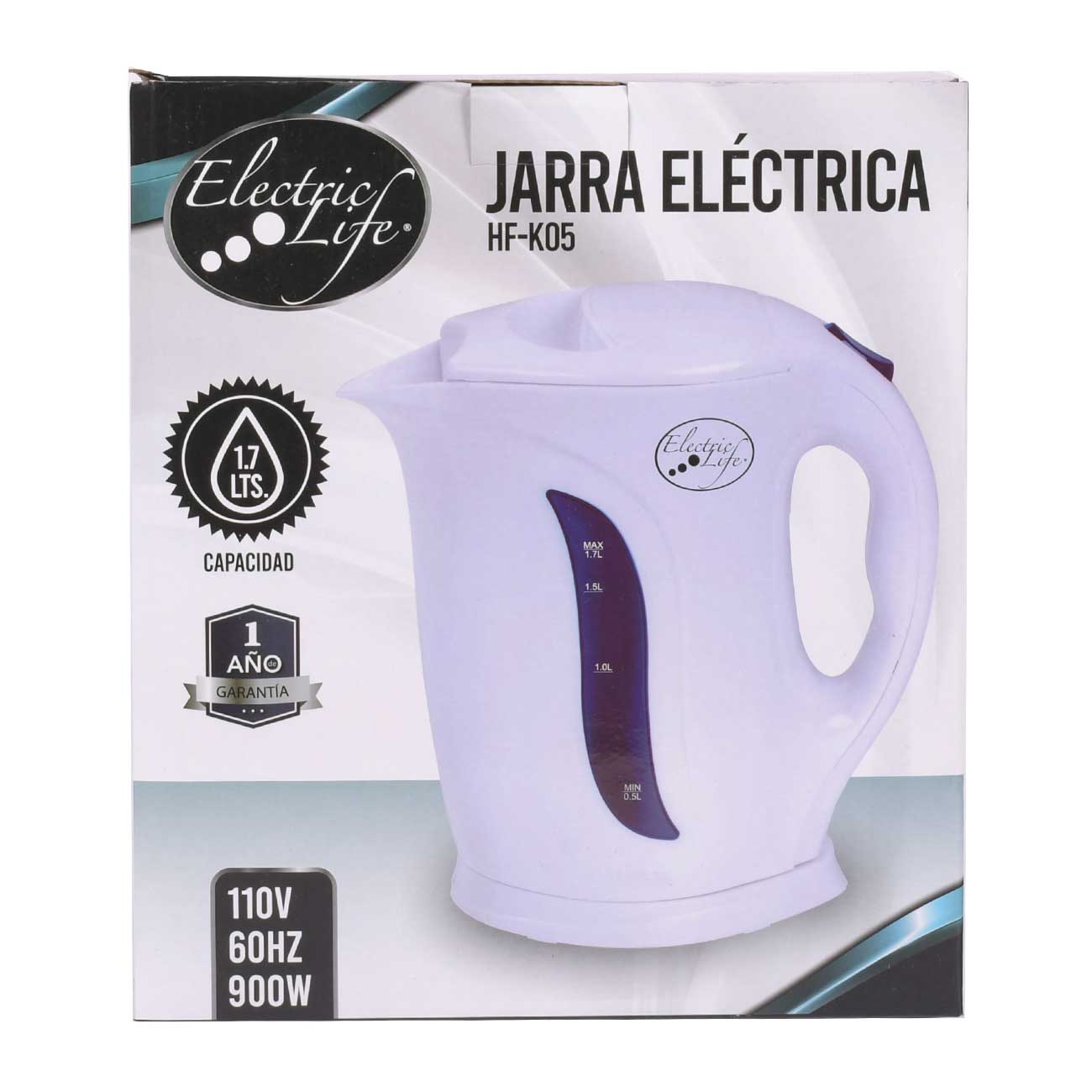 Jarra Eléctrica 1.7 lts Smartlife SL-CE7466DG — Barraca Europa