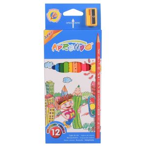 Lapiz color aprendo triang largo x12 pz.c \ sacap 1361 \ 413611