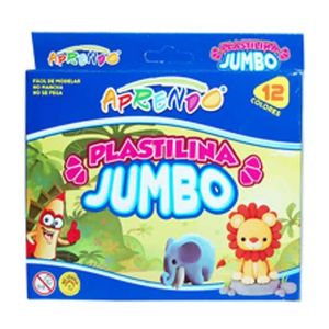 Plastilina aprendo jumbo x12 colores ref:192048