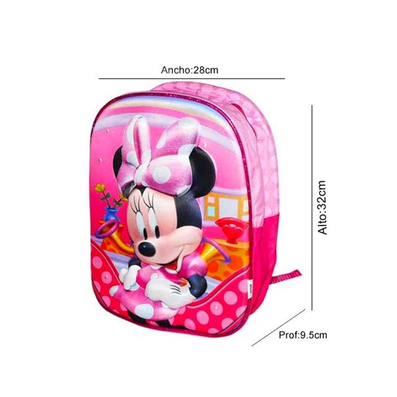 Escolar-Mochilas-Mochila-Escolar-Minnie-EME176012-RS - Vasari