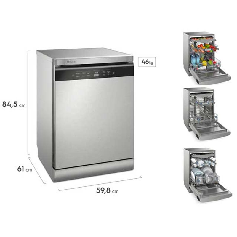 Lavavajillas sin instalación Electrolux EHFE14T2MSBUS 14 sets • Diproelsac