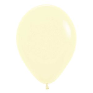 Globo pastel mate r-12 amarillo 620 \ 155487 x100 pz.