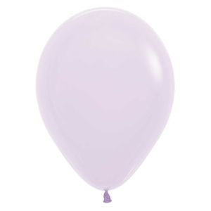 Globo pastel mate r-12 lila 650 \ 155517 x100 pz.