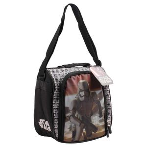 Lonchera Star Wars 7, Negro con Gris, 14x24x24cm, DHM166115-BL