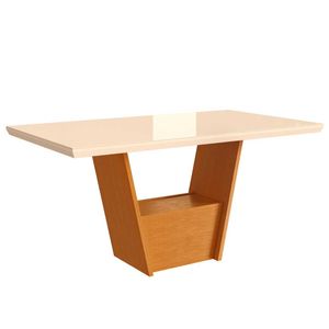 Juego Comedor Batrol, Rosa, Canela, 1 Mesa, 6 Sillas, 80x80x160cm, 145 \ 23