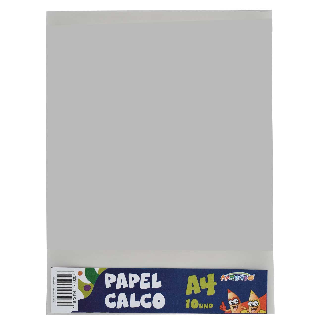OfficeTree 40x Hojas Papel Calco Colores A4 130g/m² - 20 Papel de Colores  A4 - Papel Transparente 