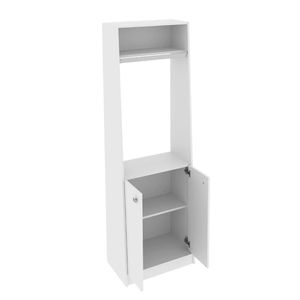 Armario Multiuso Tecnomobili, Blanco, 57x36x183cm, bl3309.0001