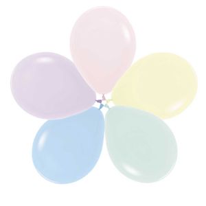 Globo pastel mate r-5 surt 609 \ 155401 x100 pz.