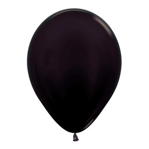 Globo metalico r-9 negro 580 \ 229072 x100 pz.