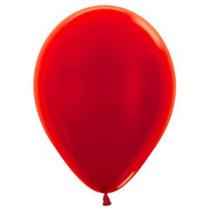 Globo metalico r-12 rojo 515 \ 238371 x100 pz.