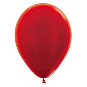 Globo metalico r-5 rojo 515 \ 208374 x100 pz.