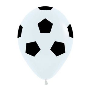 Globo fashion s r-12 blanco 005 \ 333526 futbol x12 pz.