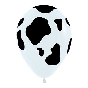 Globo fashion s r-12 blanco 005 \ 301709 vaca x50pz.