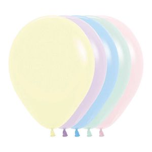 Globo pastel mate r-18 surt. 609 \ 650 \ 156989 x25 pz.