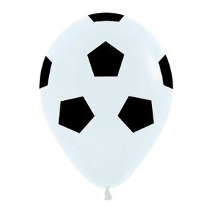 Globo fashion s r-12 blanco 005 \ 333533 futbol x50 pz.