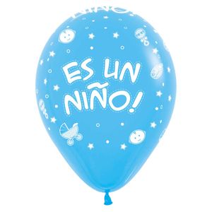 Globo fashion s r-12 celeste 039 \ 640 \ 314594 es un niño x50 pz.