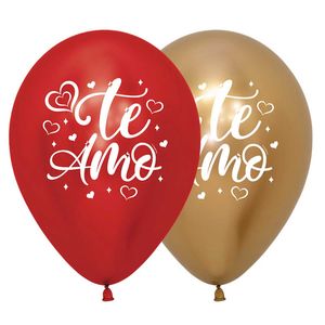 Globo reflex r-12 surt.915 \ 970 \ 175393 te amo x50 pz.