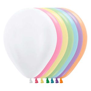 Globo satin r-12 surt. 406 \ 409 \ 127002 x25 pz.