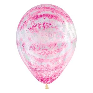 Globo cristal r-12 graffiti rosa 390 \ 164311 x50pz