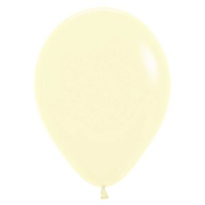 Globo pastel mate r-9 amarillo 620 \ 154565 x100pz